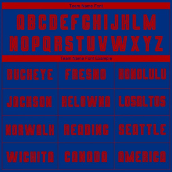 Custom Royal Red Sublimation Soccer Uniform Jersey