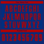 Custom Royal Red Sublimation Soccer Uniform Jersey