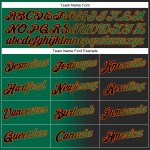 Custom Stitched Black Kelly Green-Orange Gradient Fashion Sports Pullover Sweatshirt Hoodie