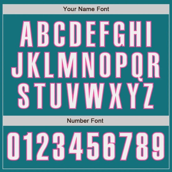 Custom Teal White-Pink Authentic Baseball Jersey