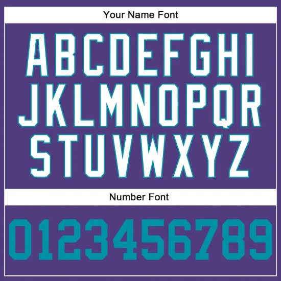 Custom Purple Teal-White Long Sleeve Performance T-Shirt